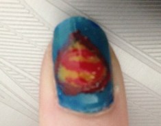 Superman Nail